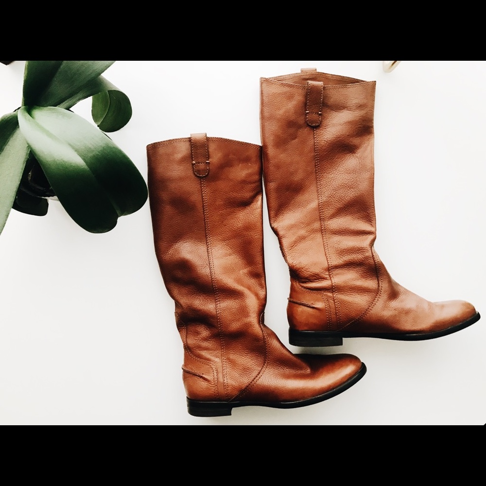 *LIKE NEW* Madewell Archive Leather Riding Boots